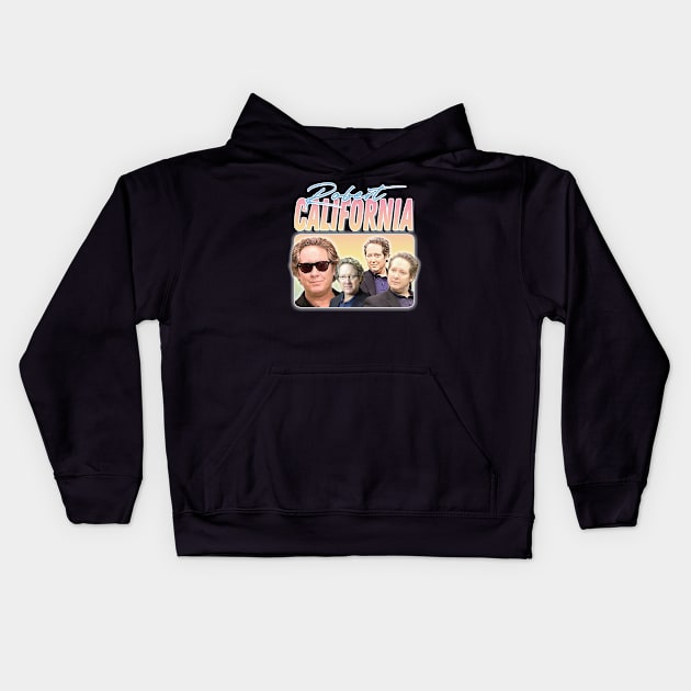 Robert California // Retro Aesthetic Fan Design Kids Hoodie by DankFutura